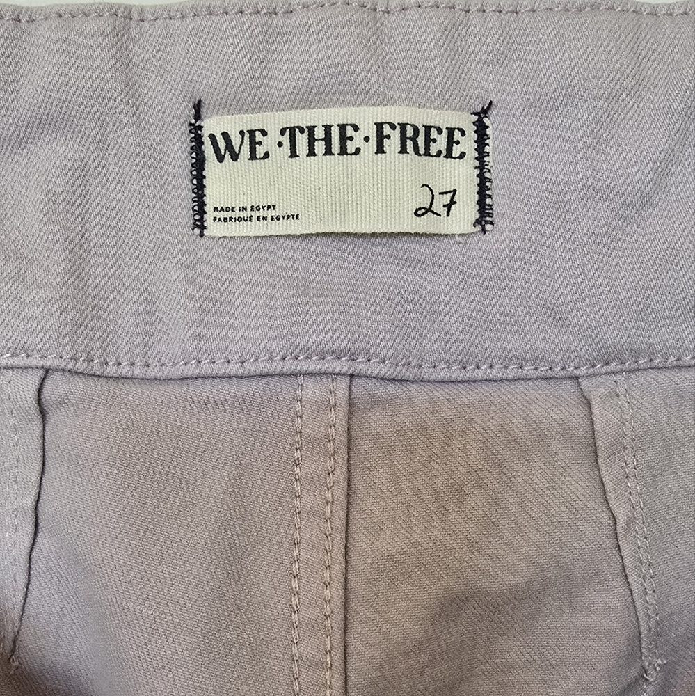 Free People Light Purple Flare Jeans - Picture 4 of 7